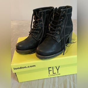 FLY London (Last Ranch) Women’s Ankle Boots     Color: Black   Size: EU 36/ US 6
